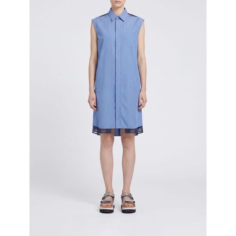 Sacai Dress Woman Blue